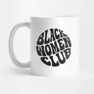 Black Women Club Mug